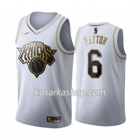 Dres New York Knicks Elfrid Payton 6 Nike 2019-20 Bijela Golden Edition Swingman
